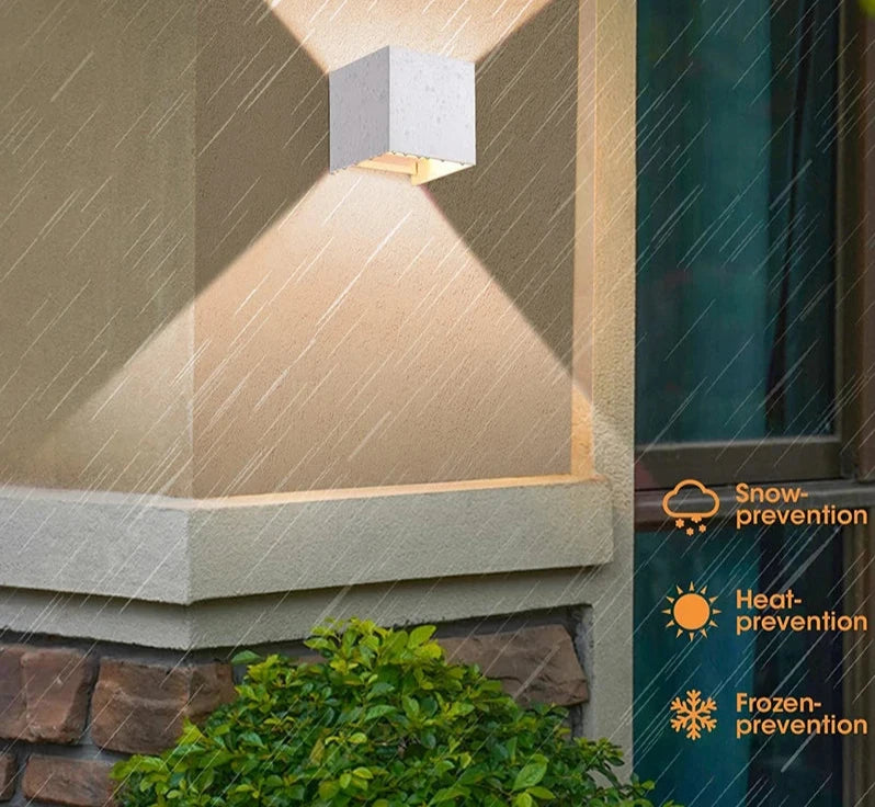 LED Wandlampe Indoor & Outdoor Aluminum für Garten, Innenraum, Bilderbeleuchtung
